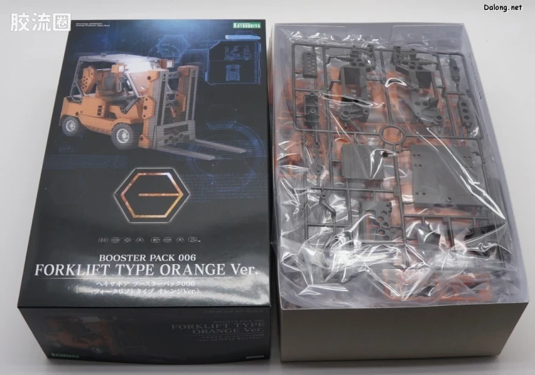 HEXA GEAR 六角机牙 第1世代六角机牙 支援扩展包006 叉车型 橙色Ver. - 图片